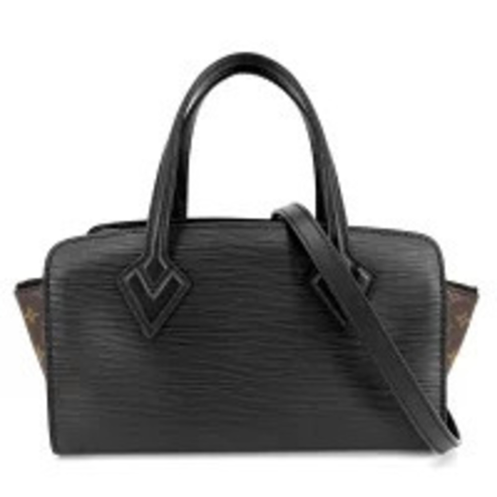 Louis Vuitton Epi Varenne Ew Monogram 2Way Crossbody Bag Leather Black Brown